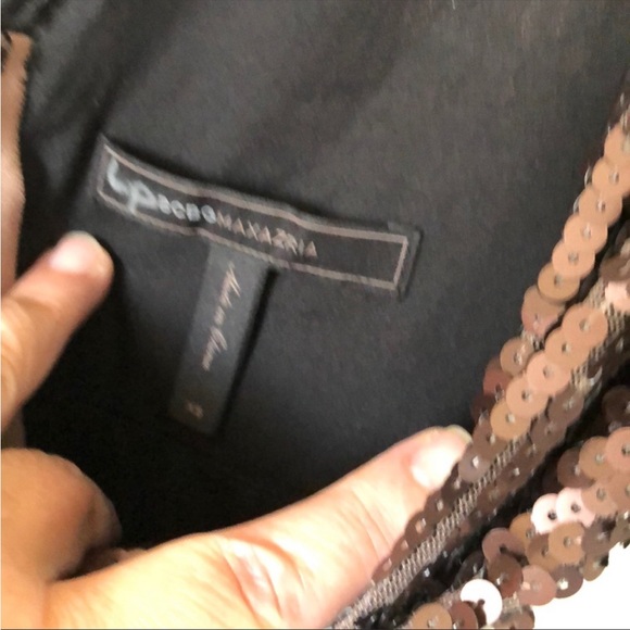 BCBG Bronze Midi Sequin Dress - Picture 7 of 7